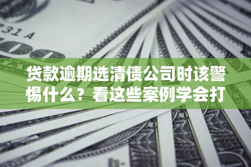 济南贷款逾期选清债公司时该警惕什么？看这些案例学会打翻身仗