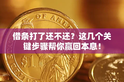 济南借条打了还不还？这几个关键步骤帮你赢回本息！