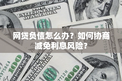 济南网贷负债怎么办？如何协商减免利息风险？