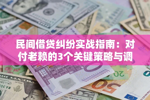 济南民间借贷纠纷实战指南：对付老赖的3个关键策略与调解盲区解析