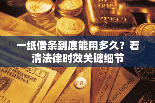 济南一纸借条到底能用多久？看清法律时效关键细节