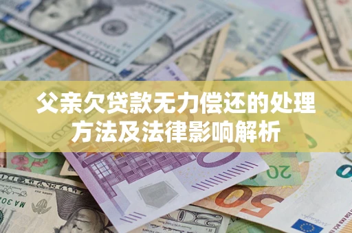 济南父亲欠贷款无力偿还的处理方法及法律影响解析